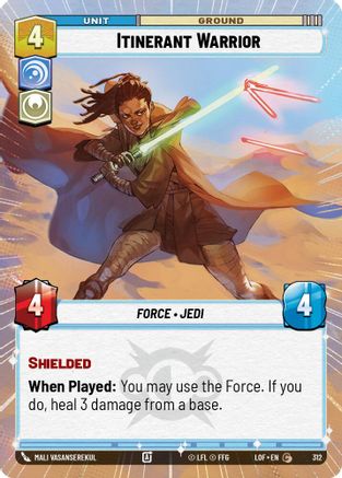 Itinerant Warrior (Hyperspace) - 312 - Common