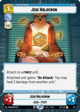 Jedi Holocron (Hyperspace) - 315 - Rare