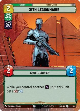 Sith Legionnaire (Hyperspace) - 345 - Uncommon