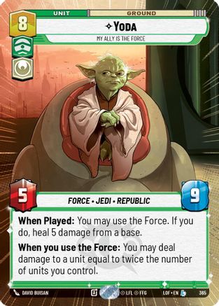 Yoda - My Ally is the Force (Hyperspace) - 365 - Legendary