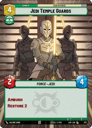 Jedi Temple Guards (Hyperspace) - 377 - Common
