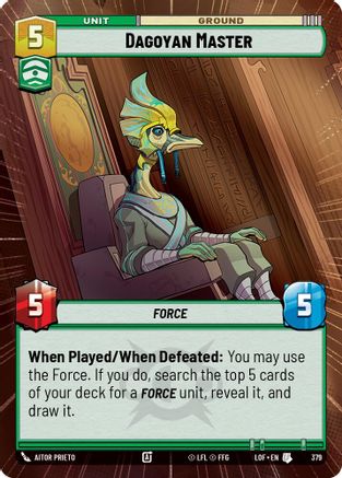 Dagoyan Master (Hyperspace) - 379 - Uncommon