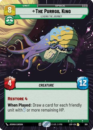 The Purrgil King - Leading The Journey (Hyperspace) - 385 - Rare