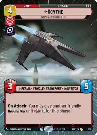Scythe - Intimidating Silhouette (Hyperspace) - 399 - Rare