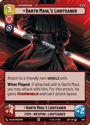 Darth Maul's Lightsaber (Hyperspace) - 404 - Special