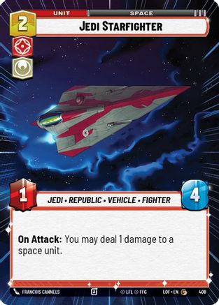 Jedi Starfighter (Hyperspace) - 408 - Common