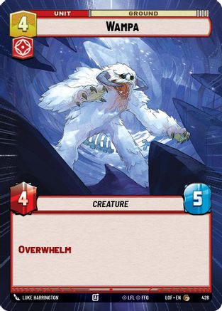 Wampa (Hyperspace) - 428 - Common