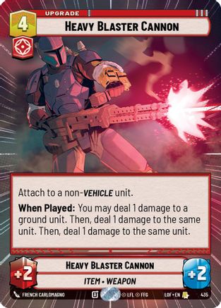 Heavy Blaster Cannon (Hyperspace) - 435 - Rare