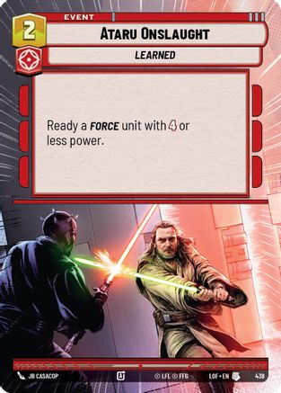 Ataru Onslaught (Hyperspace) - 438 - Uncommon