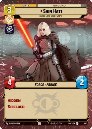 Shin Hati - Overeager Apprentice (Hyperspace) - 447 - Uncommon
