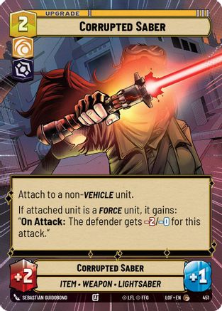 Corrupted Saber (Hyperspace) - 451 - Common