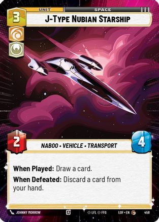 J-Type Nubian Starship (Hyperspace) - 458 - Common