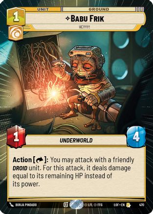 Babu Frik - Heyyy! (Hyperspace) - 470 - Rare