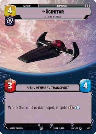 Scimitar - Sith Infiltrator (Hyperspace) - 497 - Special