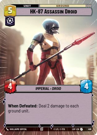 HK-87 Assassin Droid (Hyperspace) - 499 - Uncommon
