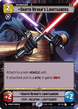 Darth Revan's Lightsabers (Hyperspace) - 502 - Rare