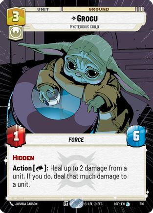 Grogu - Mysterious Child (Hyperspace) - 510 - Legendary
