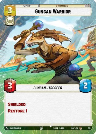 Gungan Warrior (Hyperspace) - 511 - Common