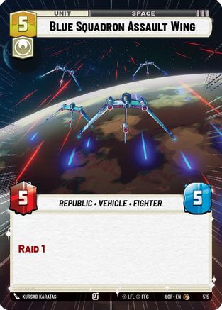 Blue Squadron Assault Wing (Hyperspace) - 515 - Common