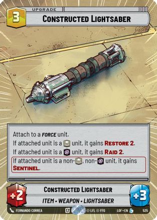 Constructed Lightsaber (Hyperspace) - 525 - Legendary