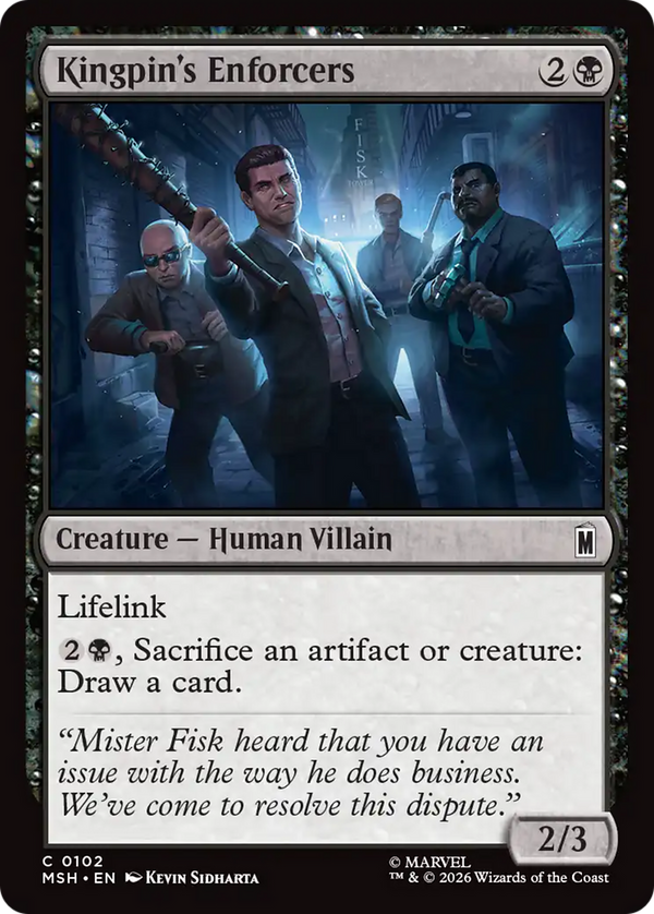 Kingpin's Enforcers (MSH) (Pre-Order)