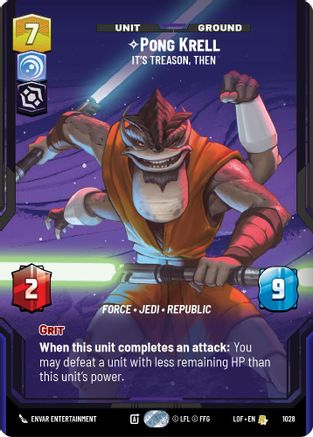 Pong Krell - It's Treason, Then (Prestige) - 1028 - Rare