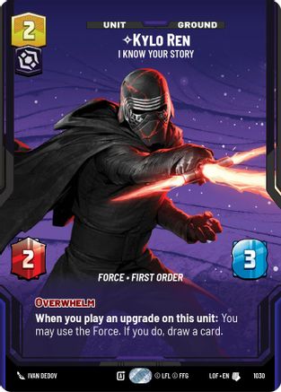 Kylo Ren - I Know Your Story (Prestige) - 1030 - Uncommon