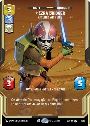 Ezra Bridger - Attuned With Life (Prestige) - 1032 - Uncommon
