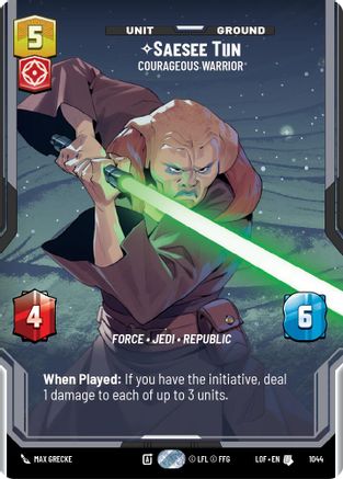 Saesee Tiin - Courageous Warrior (Prestige) - 1044 - Uncommon