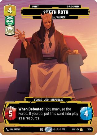 Eeth Koth - Spiritual Warrior (Prestige) - 1054 - Rare