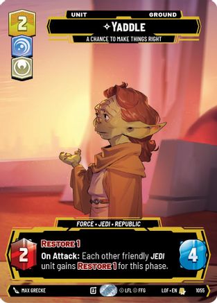 Yaddle - A Chance To Make Things Right (Prestige) - 1055 - Rare
