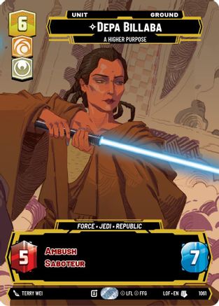 Depa Billaba - A Higher Purpose (Prestige) - 1061 - Uncommon