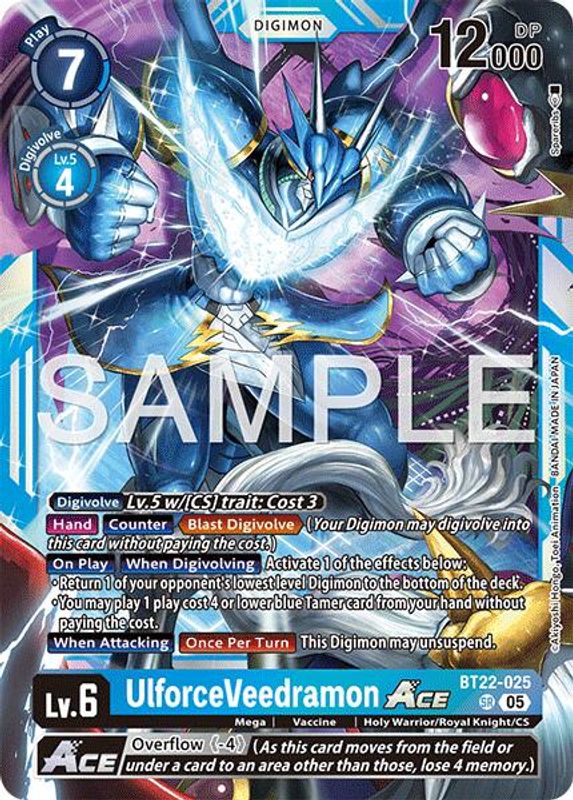 UlforceVeedramon ACE - BT22-025 - Super Rare