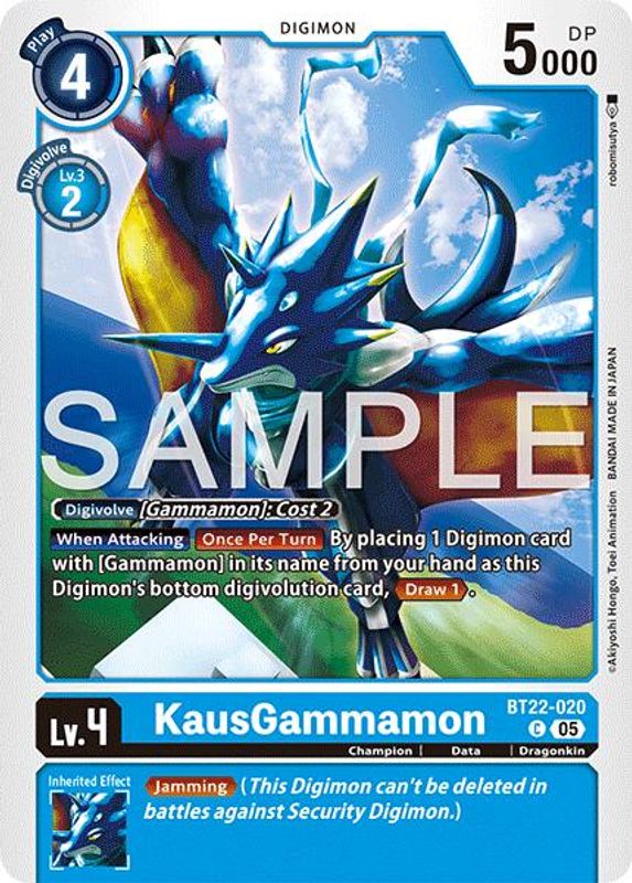 KausGammamon - BT22-020 - Common