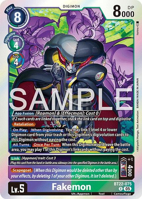 Fakemon - BT22-075 - Rare