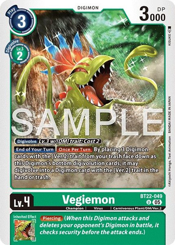 Vegiemon - BT22-049 - Uncommon
