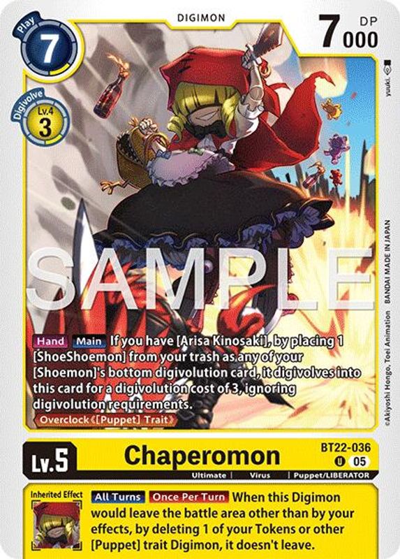 Chaperomon - BT22-036 - Uncommon