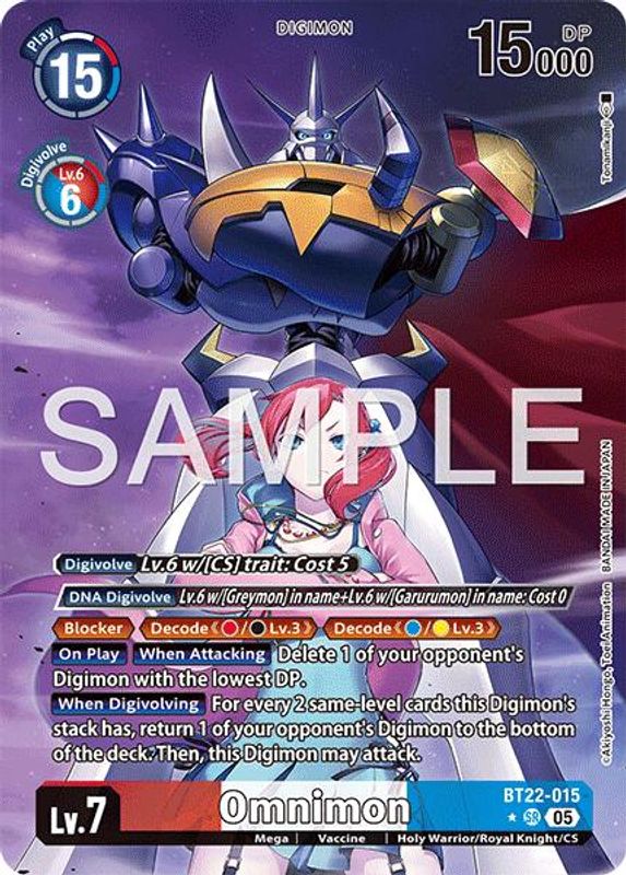 Omnimon (Alternate Art) - BT22-015 - Super Rare