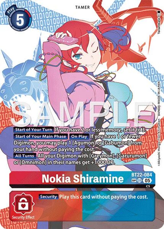 Nokia Shiramine (SP) - BT22-084 - Special Rare