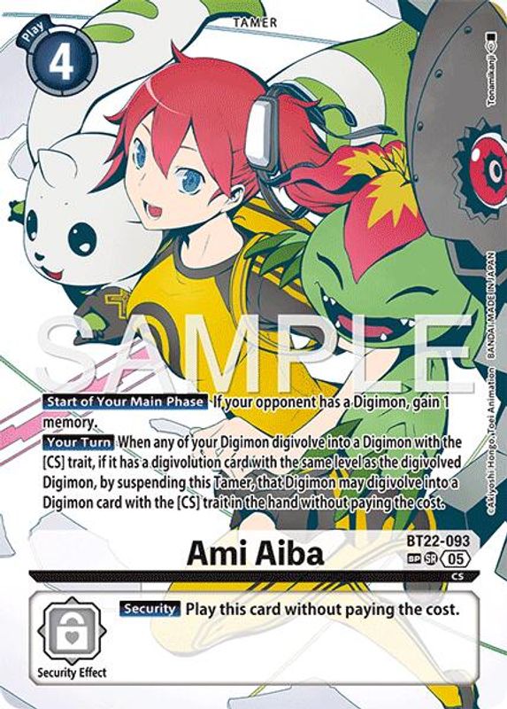 Ami Aiba (SP) - BT22-093 - Special Rare