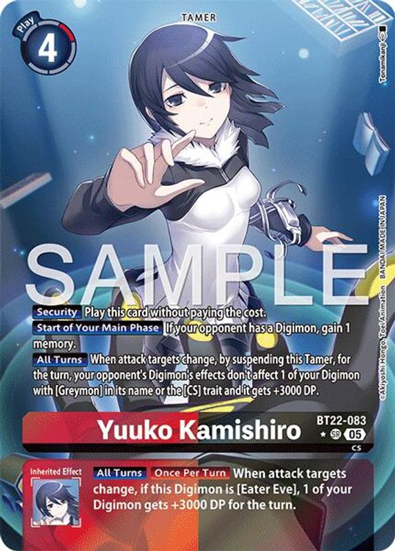 Yuuko Kamishiro (Alternate Art) - BT22-083 - Super Rare