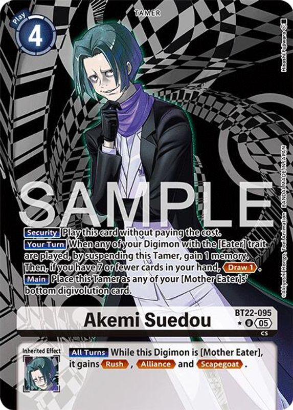 Akemi Suedou (Alternate Art) - BT22-095 - Uncommon