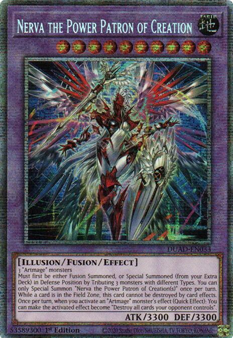 Nerva the Power Patron of Creation - DUAD-EN033 - Starlight Rare - 1st Edition