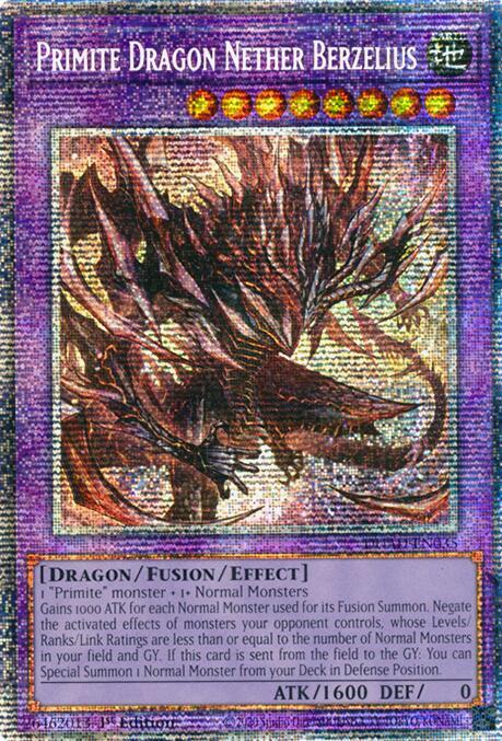 Primite Dragon Nether Berzelius - DUAD-EN035 - Starlight Rare - 1st Edition