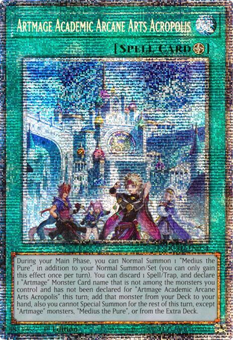 Artmage Academic Arcane Arts Acropolis - DUAD-EN054 - Starlight Rare - 1st Edition