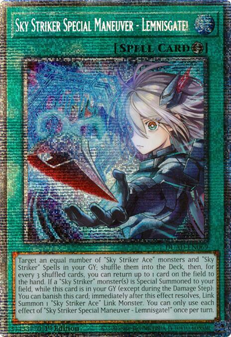 Sky Striker Special Maneuver - Lemnisgate! - DUAD-EN069 - Starlight Rare - 1st Edition