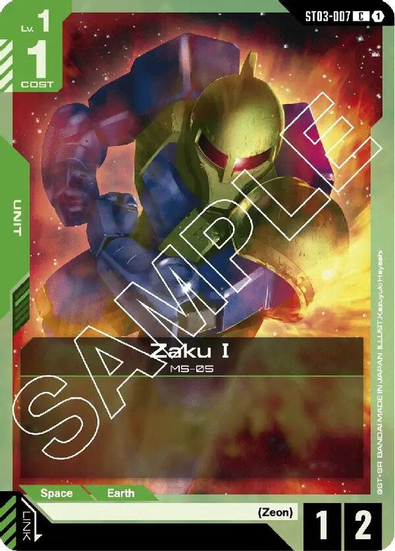 Zaku I - ST03-007 - Common