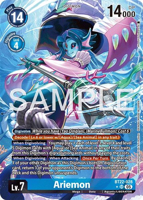 Ariemon (Alternate Art) - BT22-028 - Super Rare