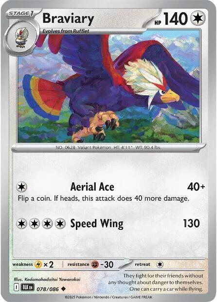 Braviary - 078/086 - Uncommon