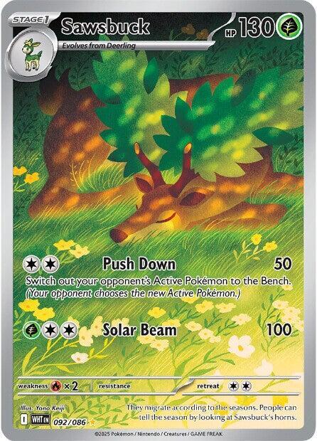 Sawsbuck - 092/086 - Illustration Rare